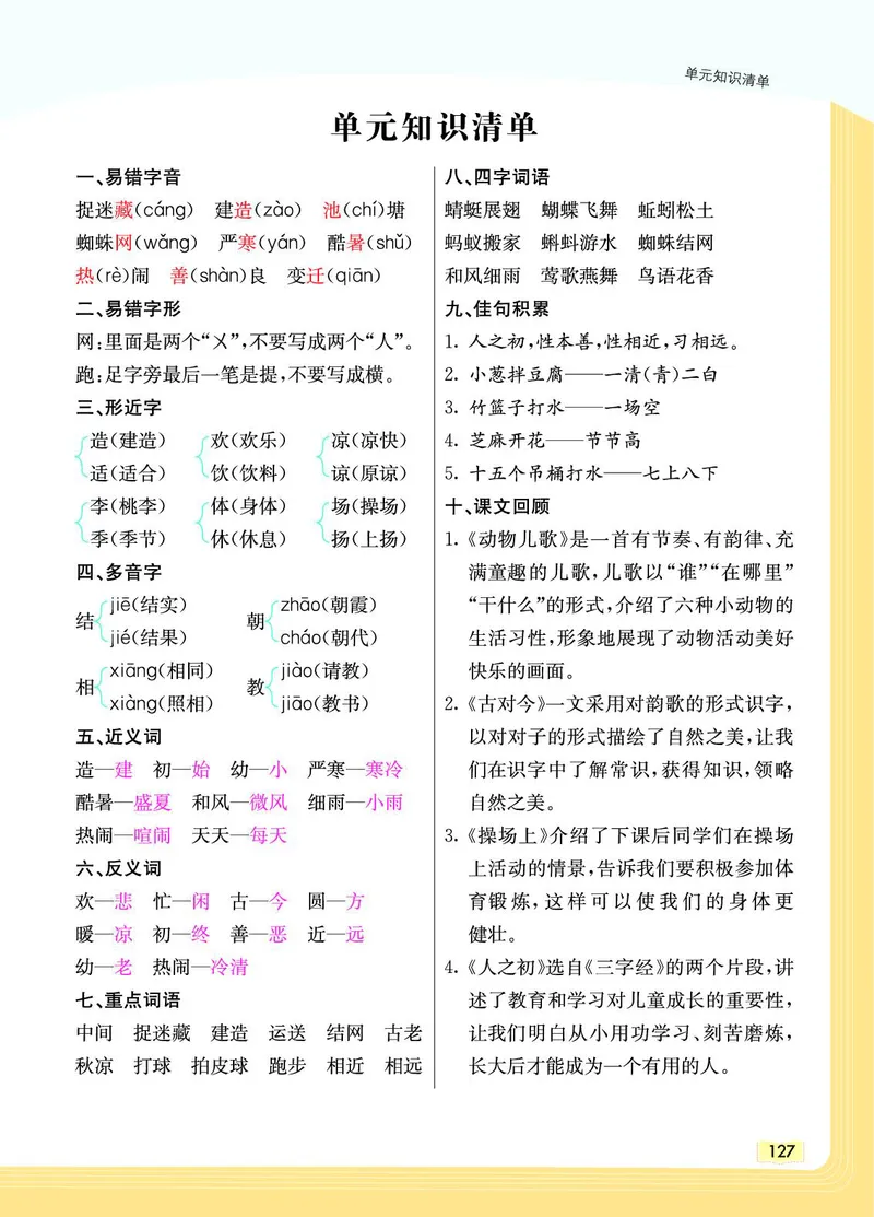 《教材一点通》语文1年级下册（RJ）_一年级上下册资料_小学一年级学习资料-25年更新版_1-02、小学一年级语文下册_3-6-2-2、练习题、作业、专项、试卷_部编（人教）版_电子册类