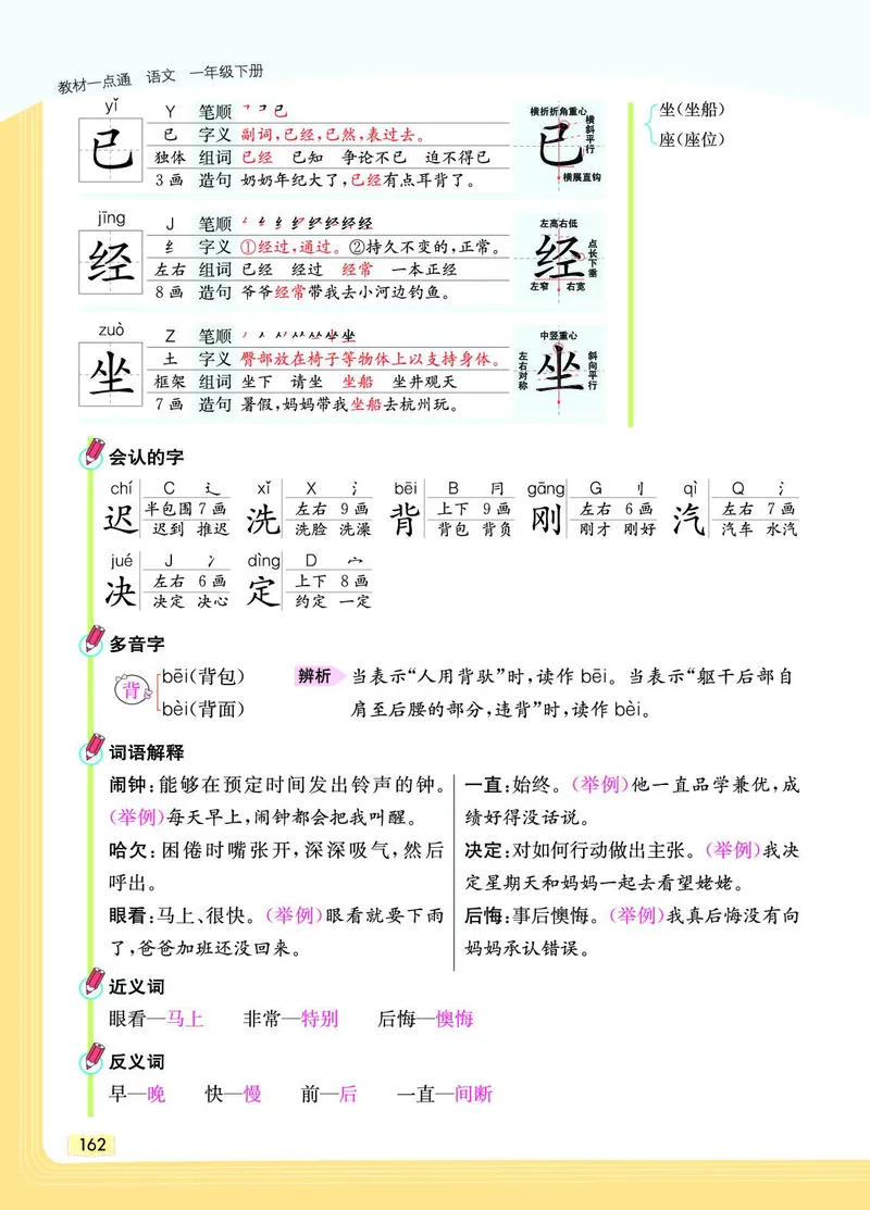 《教材一点通》语文1年级下册（RJ）_一年级上下册资料_小学一年级学习资料-25年更新版_1-02、小学一年级语文下册_3-6-2-2、练习题、作业、专项、试卷_部编（人教）版_电子册类