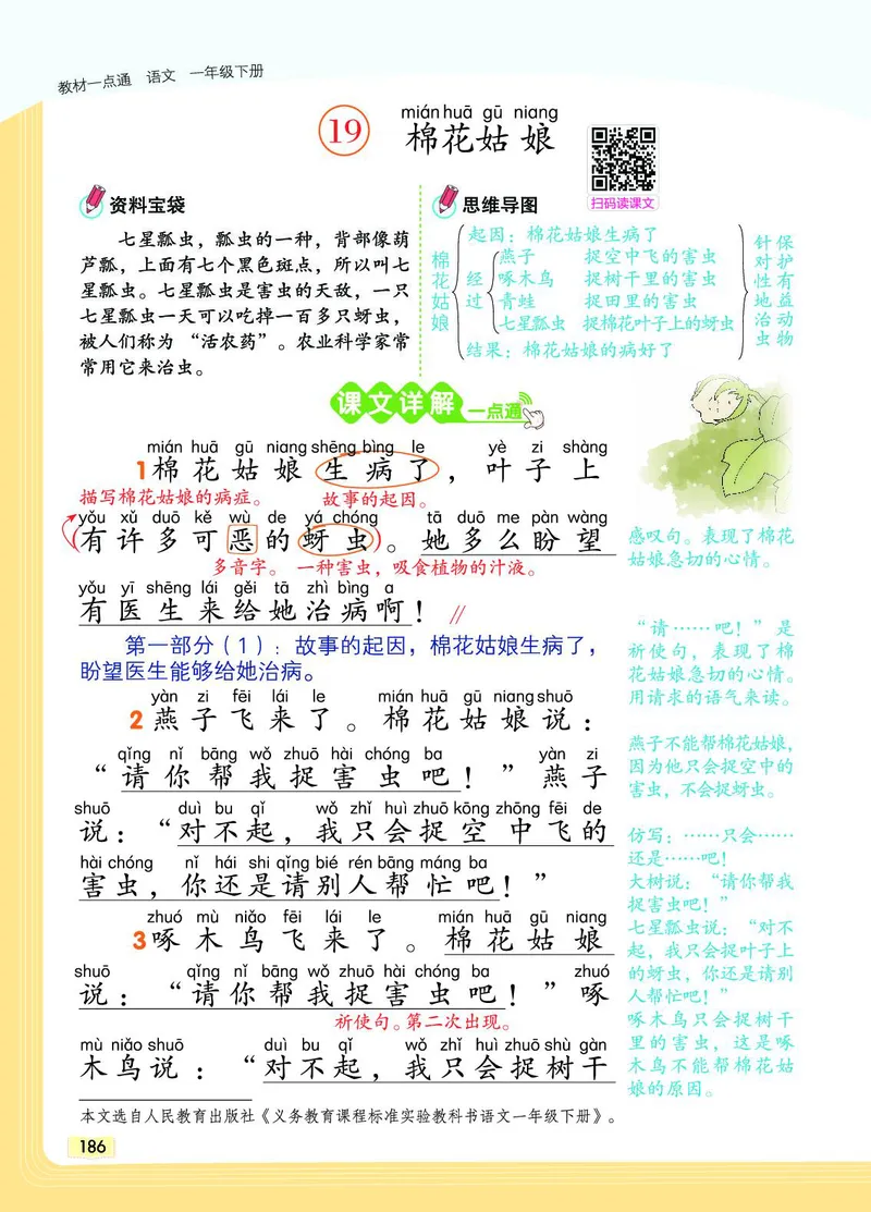 《教材一点通》语文1年级下册（RJ）_一年级上下册资料_小学一年级学习资料-25年更新版_1-02、小学一年级语文下册_3-6-2-2、练习题、作业、专项、试卷_部编（人教）版_电子册类