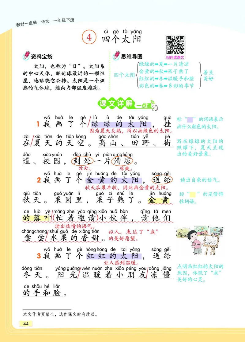 《教材一点通》语文1年级下册（RJ）_一年级上下册资料_小学一年级学习资料-25年更新版_1-02、小学一年级语文下册_3-6-2-2、练习题、作业、专项、试卷_部编（人教）版_电子册类