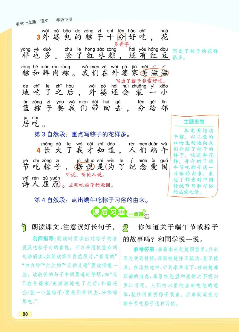 《教材一点通》语文1年级下册（RJ）_一年级上下册资料_小学一年级学习资料-25年更新版_1-02、小学一年级语文下册_3-6-2-2、练习题、作业、专项、试卷_部编（人教）版_电子册类