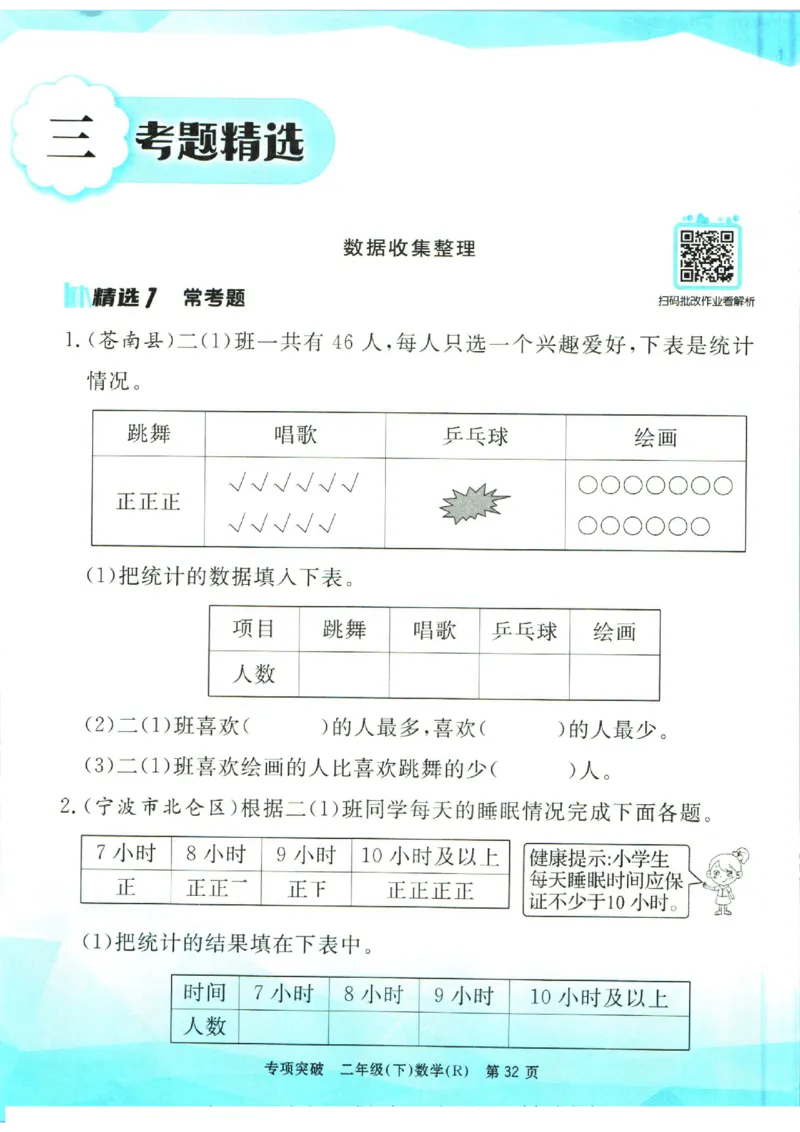 《孟建平》数学专项突破-数学2年级下册（RJ）_二年级上下册资料_小学二年级学习资料-25年更新版_2-04、小学二年级数学下册_2-4-2、练习题、作业、试题、试卷_人教版_电子册类