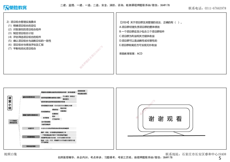 视频13集2.3项目管理标准体系（可打印版）_2026年一级建造师_2026年一建管理_2025年一建管理SVIP_02-基础精讲✿高端面授✿深度强化_13-管理《教材精讲班》大微RS_讲义