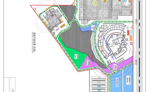 附图3现场平面布置图-阶段3_2021-2023年优秀施组方案_施工组织设计_施组07-北京环球影城主题公园项目标段三713及714施工组织设计_施工组织设计附件