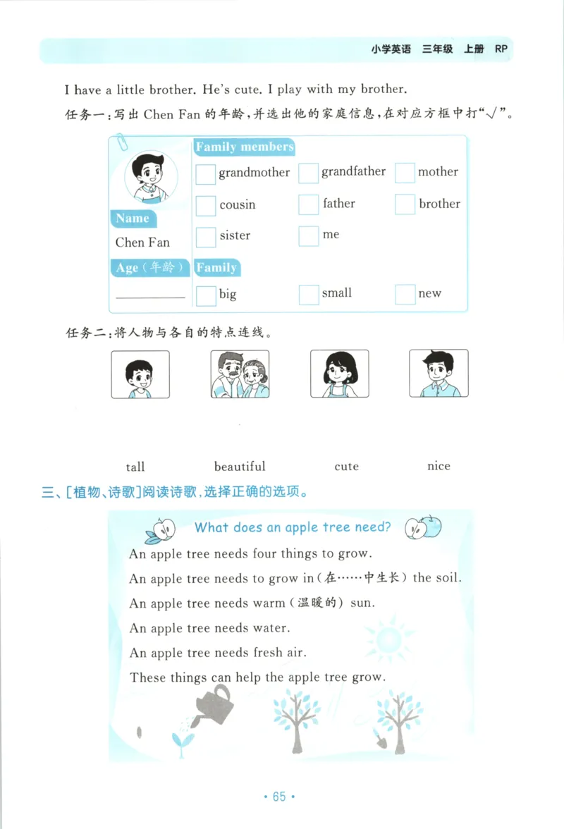 2025秋53单元归类复习英语3上RP_25秋小学语数英习题试卷_英语_人教版_53单元归类复习完整版英语pep25年上册