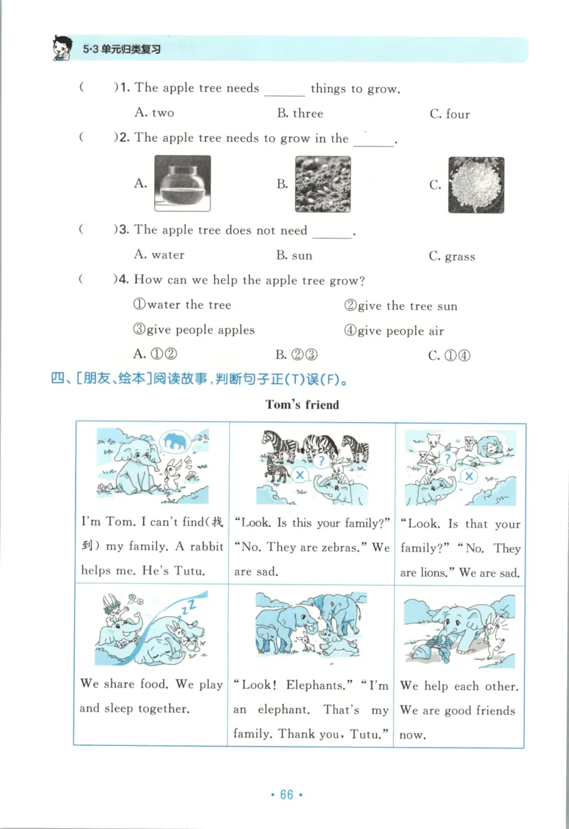 2025秋53单元归类复习英语3上RP_25秋小学语数英习题试卷_英语_人教版_53单元归类复习完整版英语pep25年上册
