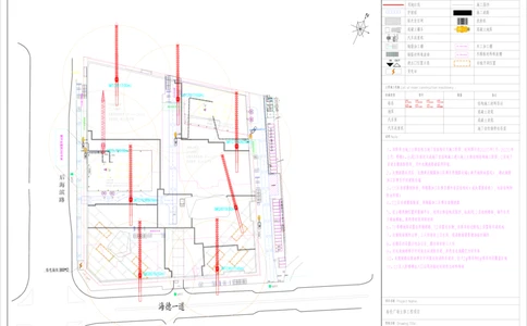 附件3-各阶段施工现场平面布置图_2021-2023年优秀施组方案_施工组织设计_施组20-泰伦广场施工组织设计_1、施工组织总设计-泰伦广场主体工程