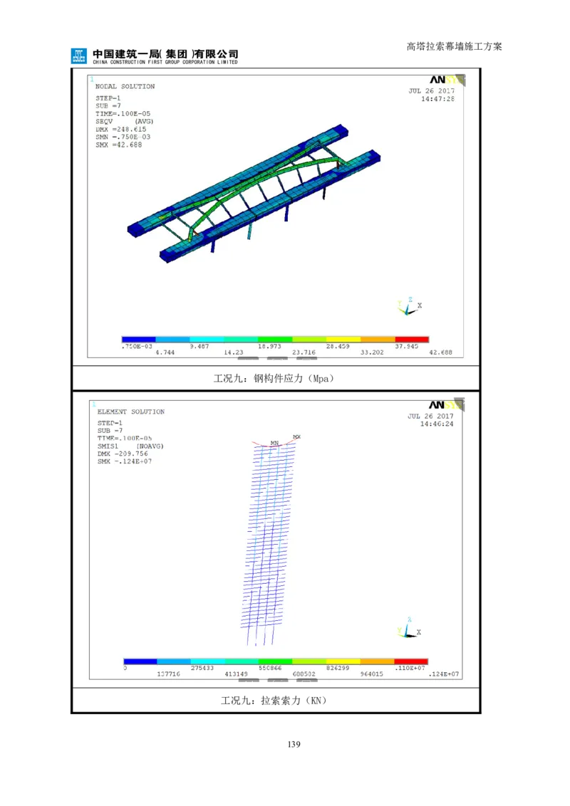幕墙施工方案1_2021-2023年优秀施组方案_施工方案_三利大厦高塔拉索幕墙施工方案