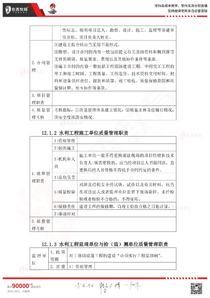 2025.6.28佑森教育赵建玲授课一建水利实务《第12、13、14、15章》专用讲义，版权所有，侵权必究_2026年一级建造师_2026年一建水利_2025年一建水利SVIP_02-基础精讲✿高端面授✿深度强化