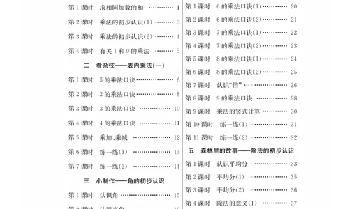 《同步课堂》数学2年级上册（63QD）_二年级上下册资料_小学二年级学习资料-25年更新版_2-03、小学二年级数学上册_2-3-2、练习题、作业、试题、试卷_青岛63版_电子册类