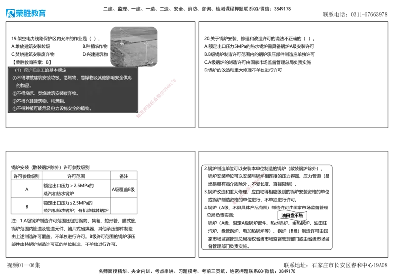 视频01&mdash;06集2025一建机电预测A卷讲义（可打印版）_2026年一级建造师_2026年一建机电_2025年一建机电SVIP_05-考前密训✿央企特训✿机构普押_17-机电《预测AB卷》闫柯RS_讲义