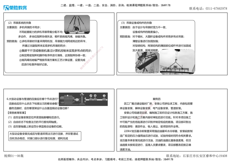 视频01&mdash;06集2025一建机电预测A卷讲义（可打印版）_2026年一级建造师_2026年一建机电_2025年一建机电SVIP_05-考前密训✿央企特训✿机构普押_17-机电《预测AB卷》闫柯RS_讲义