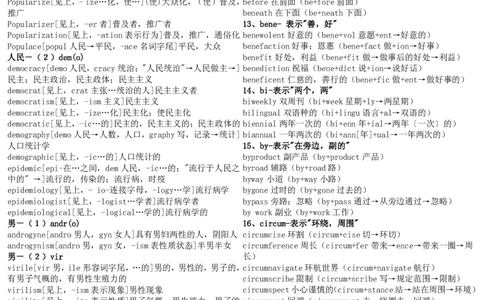 英语01603个词根词缀_S054高中英语备考必备学习资料包