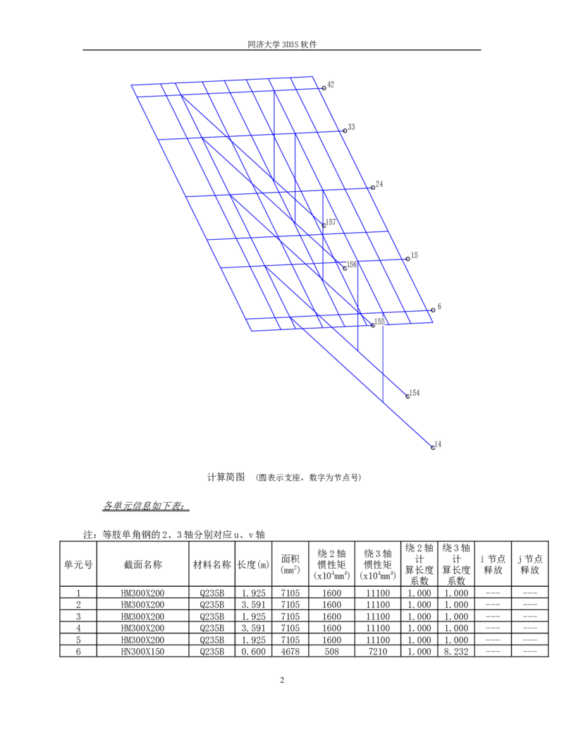 附件二：1栋一二单元悬挑钢结构计算书_2021-2023年优秀施组方案_施工方案_方案14-华侨城深圳湾新玺名苑一期项目&mdash;临海超高层主楼悬挑结构超限构件盘扣式模板支撑架专项施工方案