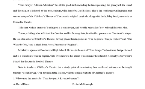 2024年高考英语试卷（浙江）（1月）（空白卷）_英语历年高考真题_新&middot;PDF版2008-2025&middot;高考英语真题_英语（按年份分类）2008-2025_2024&middot;高考英语真题