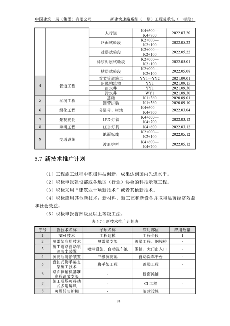 施工组织设计_2021-2023年优秀施组方案_施工组织设计_新建快速路系统（一期）工程总承包（一标段）施工组织设计_01施工组织设计