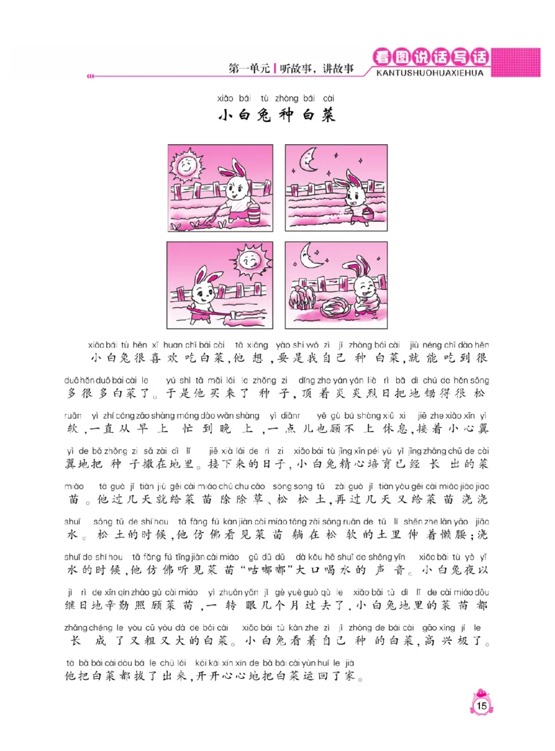 《小飞象》看图说话写话同步作业-语文1年级下册（RJ）_一年级上下册资料_小学一年级学习资料-25年更新版_1-02、小学一年级语文下册_3-6-2-2、练习题、作业、专项、试卷_部编（人教）版