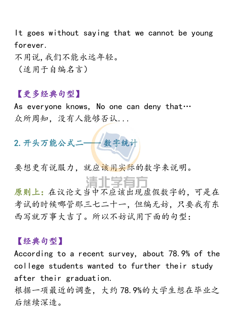 英语66高中英语作文开头+结尾万能公式！背下来，考试作文不再愁！_S054高中英语备考必备学习资料包