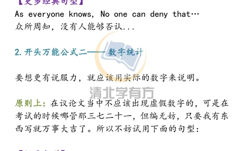 英语66高中英语作文开头+结尾万能公式！背下来，考试作文不再愁！_S054高中英语备考必备学习资料包