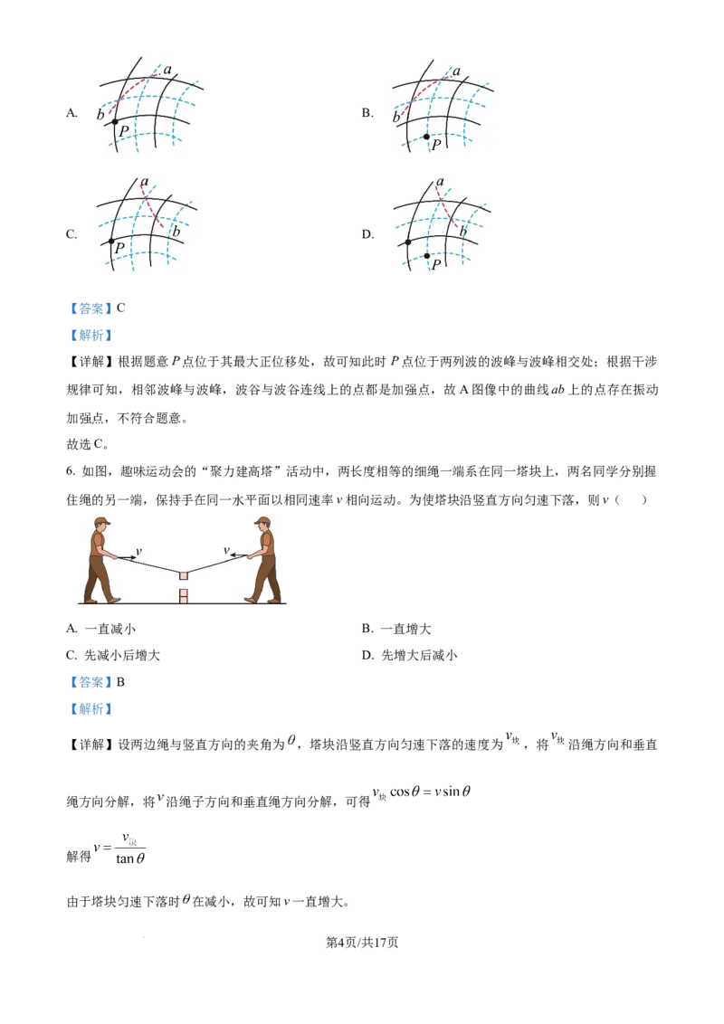 2025年高考物理试卷（黑吉辽蒙卷）（解析卷）_物理历年高考真题_新&middot;Word版2008-2025&middot;高考物理真题_物理（按年份分类）2008-2025_2025&middot;高考物理真题