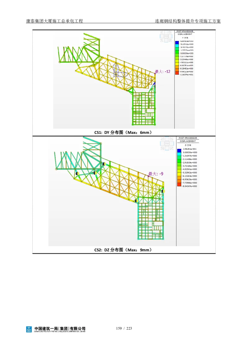 康泰集团大厦施工总承包工程-钢结构连廊专项施工方案-正文_2021-2023年优秀施组方案_施工方案_方案36-连廊钢结构整体提升专项施工方案