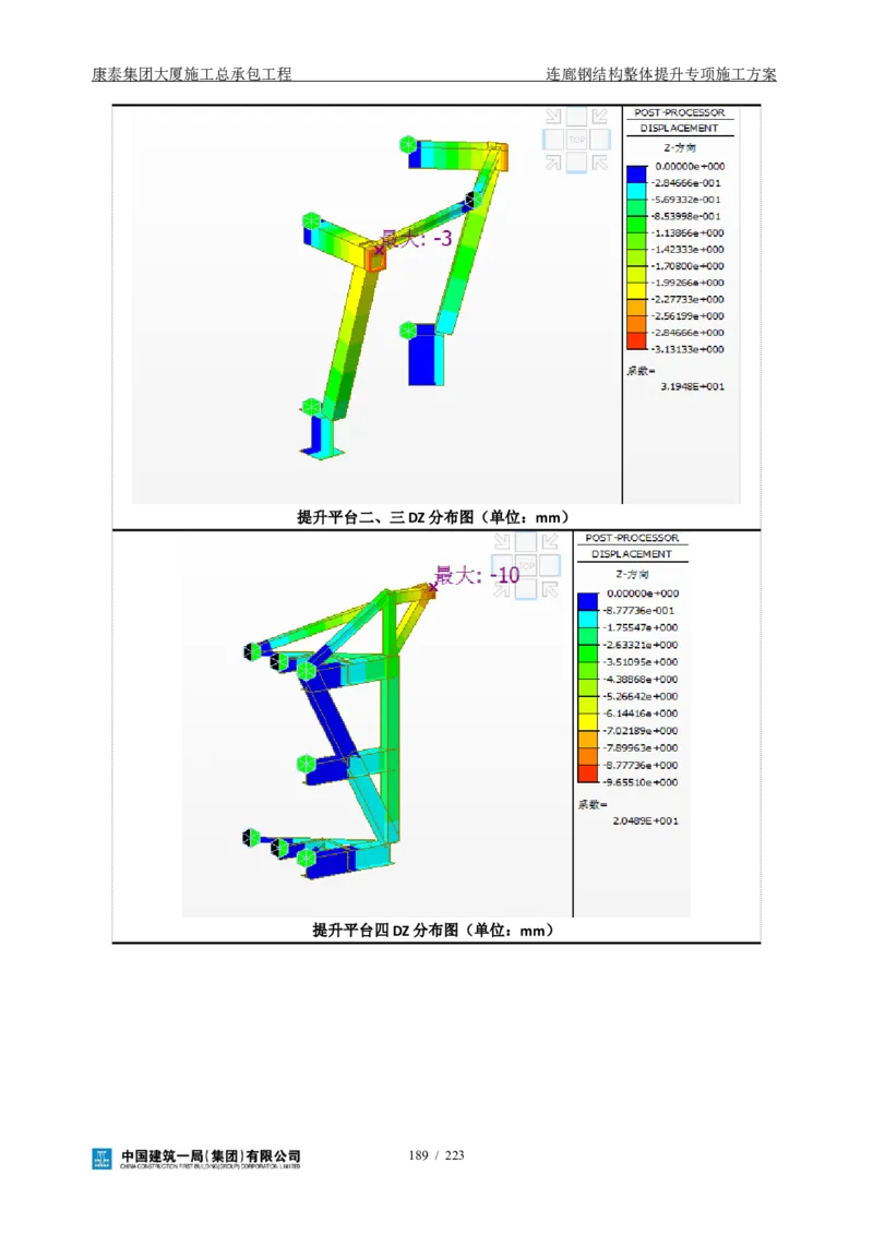 康泰集团大厦施工总承包工程-钢结构连廊专项施工方案-正文_2021-2023年优秀施组方案_施工方案_方案36-连廊钢结构整体提升专项施工方案