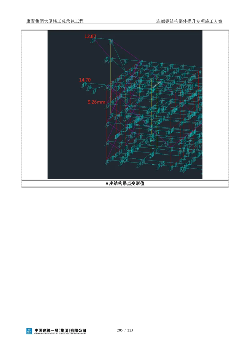 康泰集团大厦施工总承包工程-钢结构连廊专项施工方案-正文_2021-2023年优秀施组方案_施工方案_方案36-连廊钢结构整体提升专项施工方案