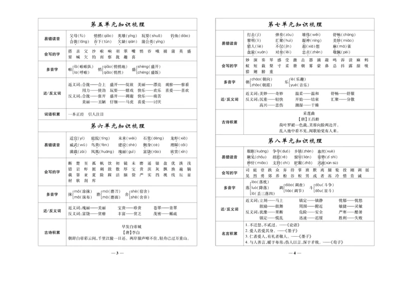 《名校百分卷》语文3年级上册（RJ）_三年级上下册资料_小学三年级学习资料-25年更新版_3-01、小学三年级语文上册_3-1-2、练习题、作业、试题、试卷_电子册类