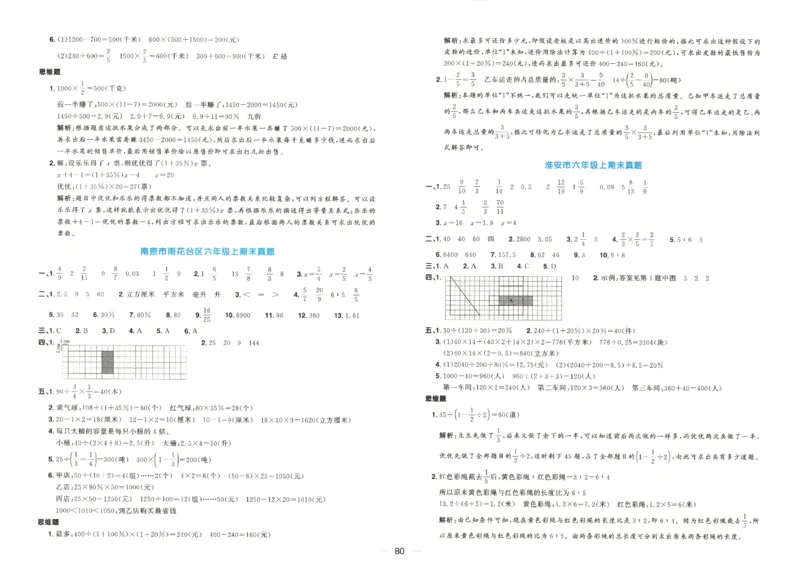 2025秋《阳光同学全优好卷》数学6上SJ_25秋小学语数英习题试卷_数学_苏教版_数学《阳光同学全优好卷》苏教25秋(1)