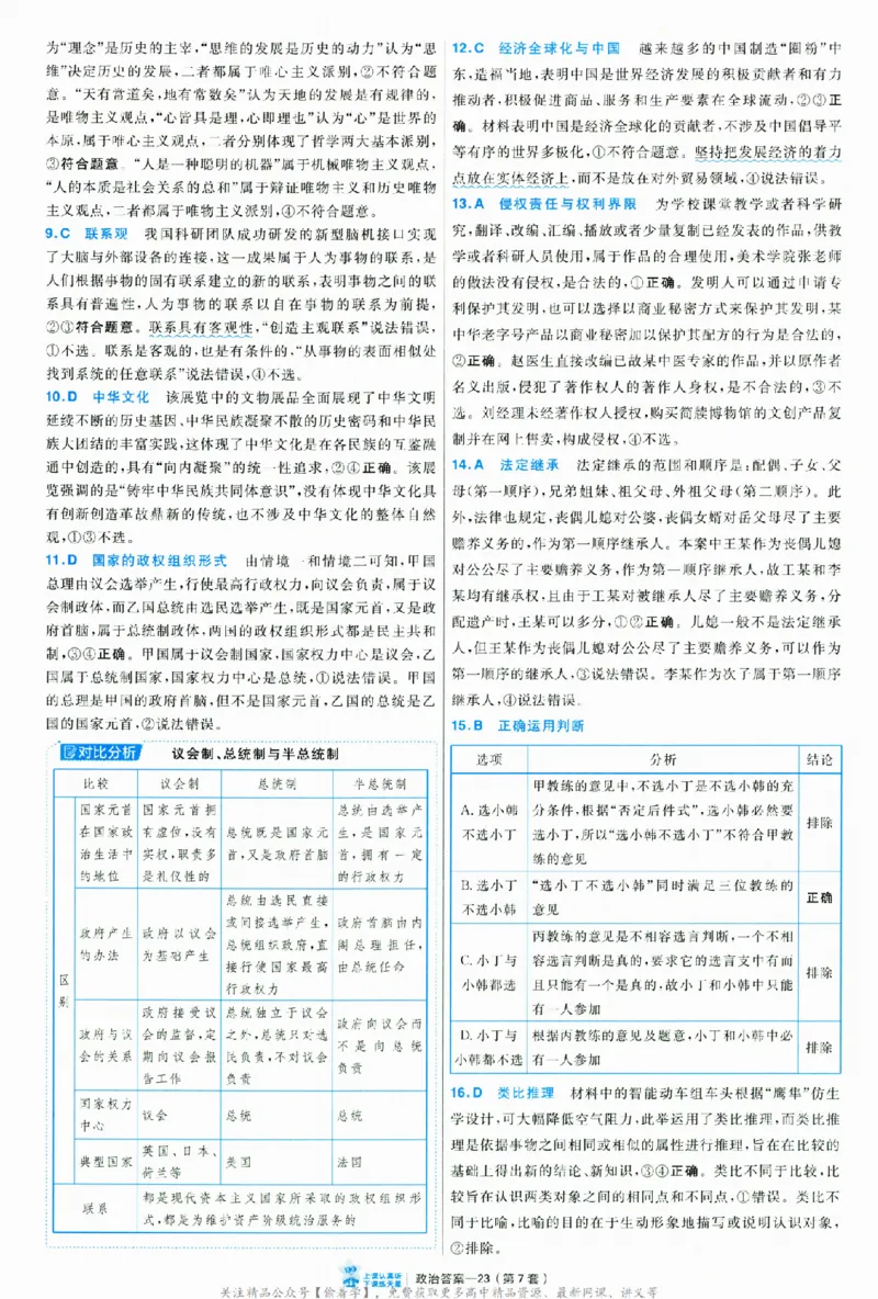 2025《金考卷&middot;特快专递&middot;第3期&middot;政治》答案_2025高中教辅（后续还会更新新习题试卷）_2025版《金考卷特快专递》_2025版金考卷特快专递第三期政治
