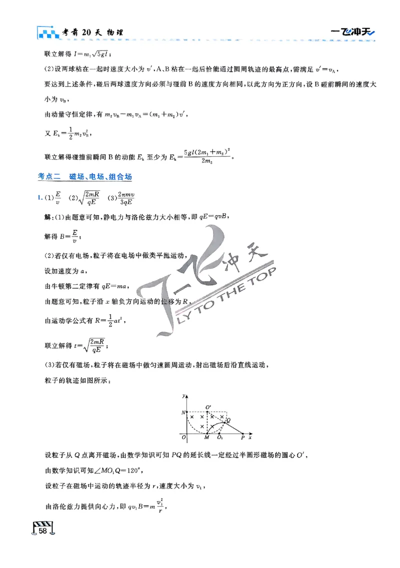 2025《一飞冲天&bull;高考抢分卷》物理考前20天_2025高中教辅（后续还会更新新习题试卷）_《一飞冲天高考抢分卷》2025版
