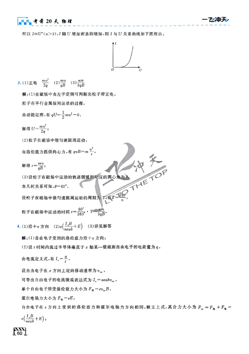 2025《一飞冲天&bull;高考抢分卷》物理考前20天_2025高中教辅（后续还会更新新习题试卷）_《一飞冲天高考抢分卷》2025版