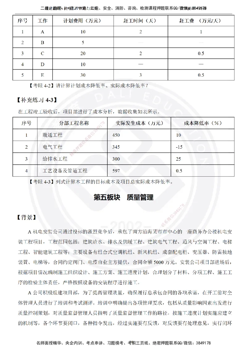 高扬2025一建机电管理板块空白练习题（需打印，圈出背景关键词）_2026年一级建造师_2026年一建机电_2025年一建机电SVIP_01-精华文档✿电子教材✿历年真题