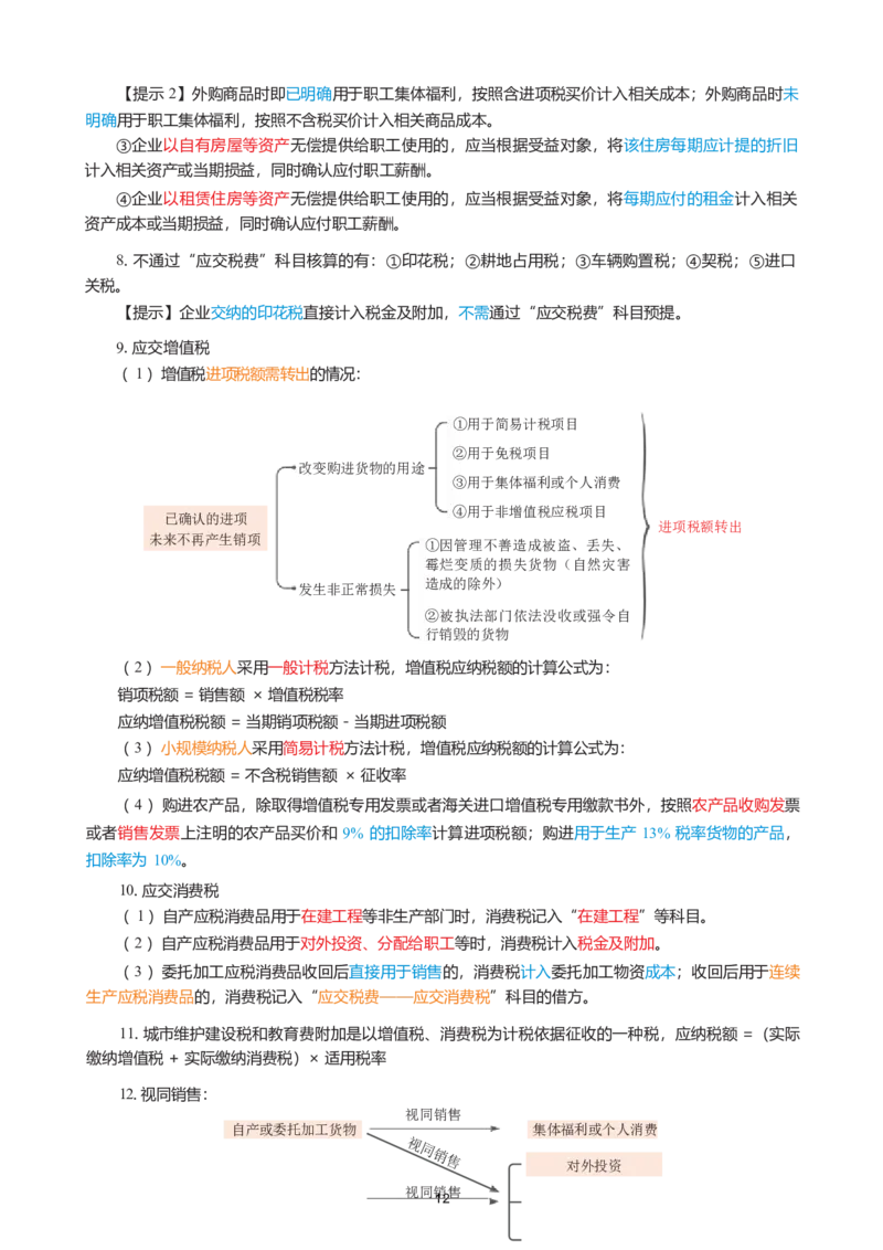 2026年初级会计实务精简《三色笔记》_26初级会计资料包_三色笔记