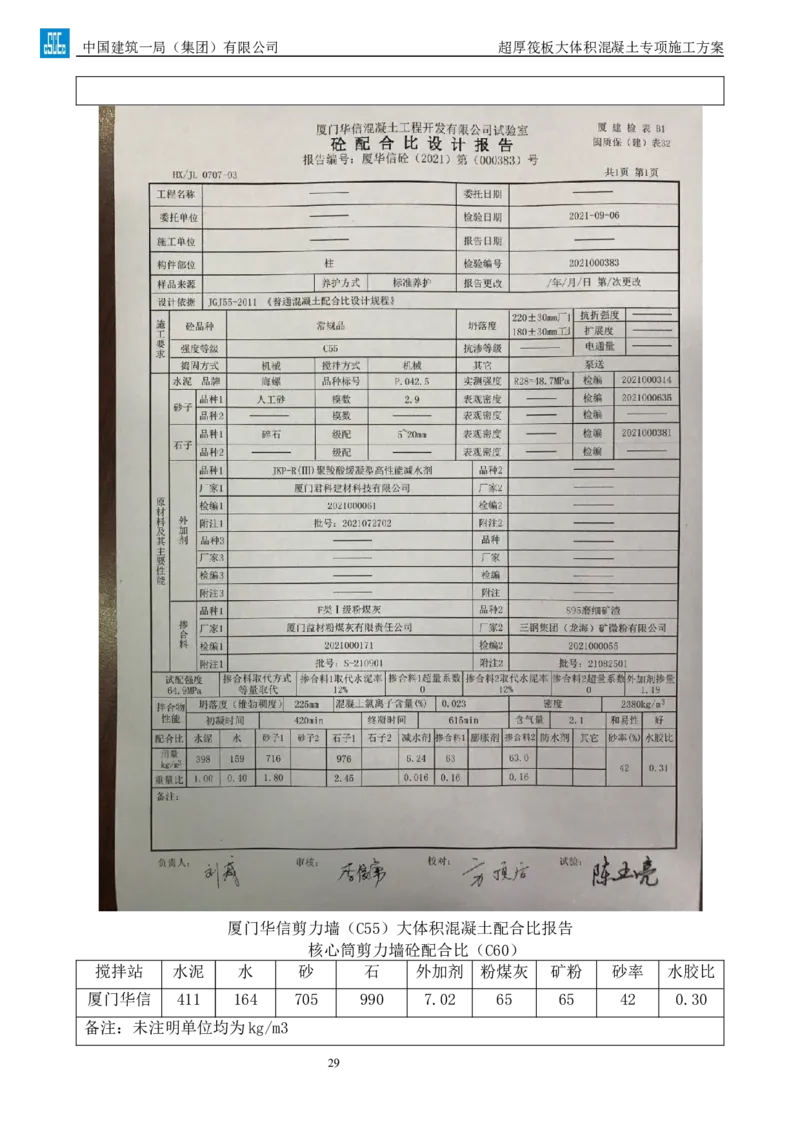 超厚筏板大体积混凝土专项施工方案_2021-2023年优秀施组方案_施工方案_方案20-金圆大厦超厚筏板大体积混凝土专项施工方案