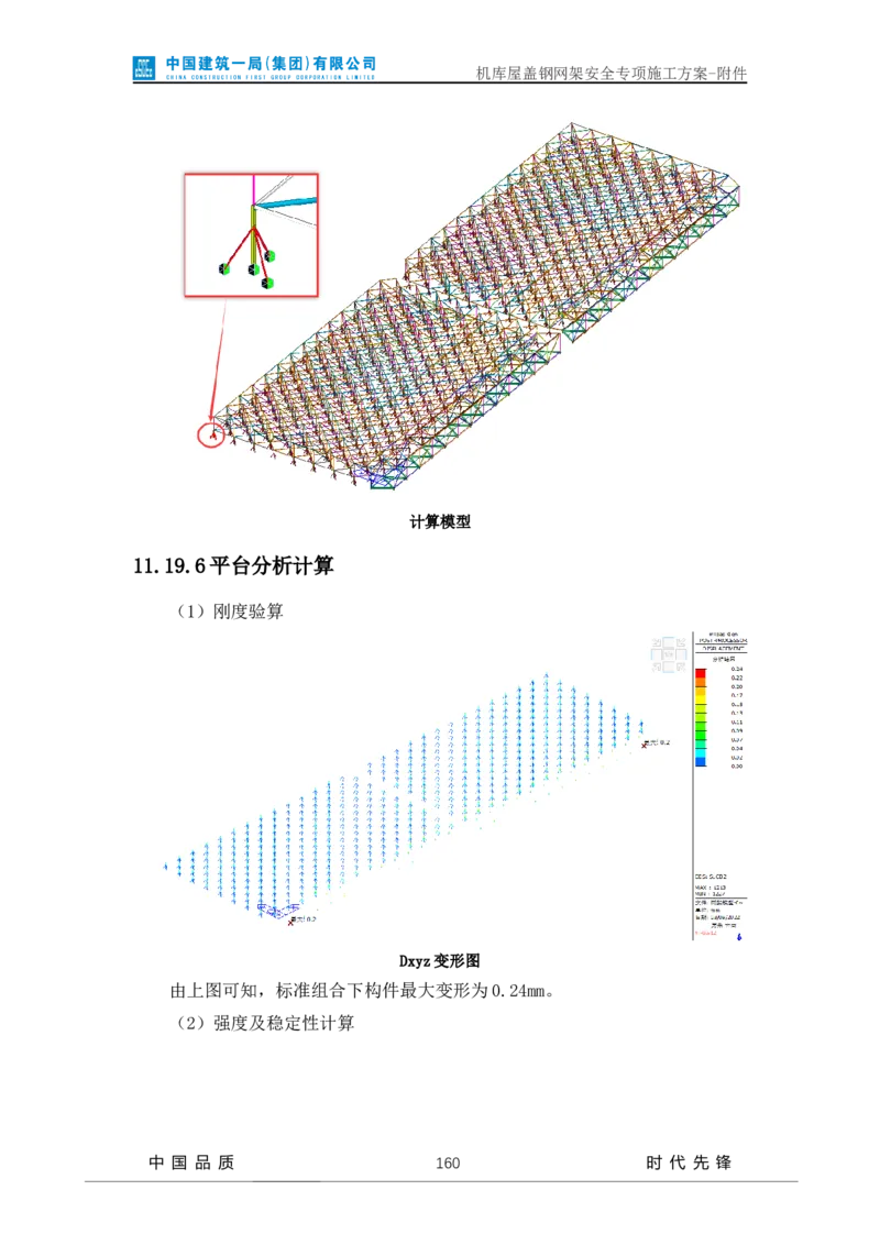 方案附件-计算书及相关图纸_2021-2023年优秀施组方案_施工方案_山东太古飞机维修新厂区项目一期机库屋盖钢网架安全专项施工方案_01施工方案及附件