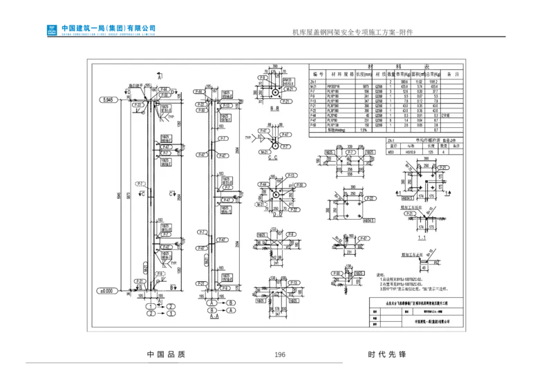 方案附件-计算书及相关图纸_2021-2023年优秀施组方案_施工方案_山东太古飞机维修新厂区项目一期机库屋盖钢网架安全专项施工方案_01施工方案及附件