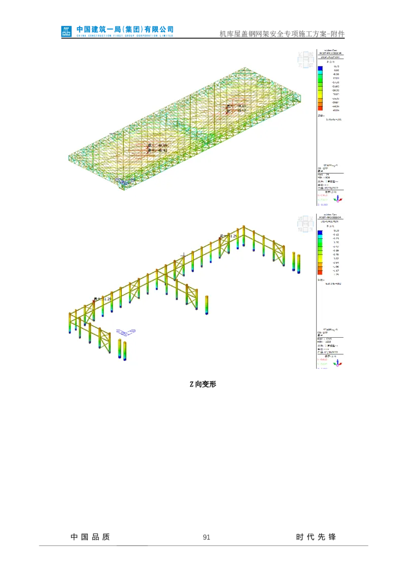 方案附件-计算书及相关图纸_2021-2023年优秀施组方案_施工方案_山东太古飞机维修新厂区项目一期机库屋盖钢网架安全专项施工方案_01施工方案及附件