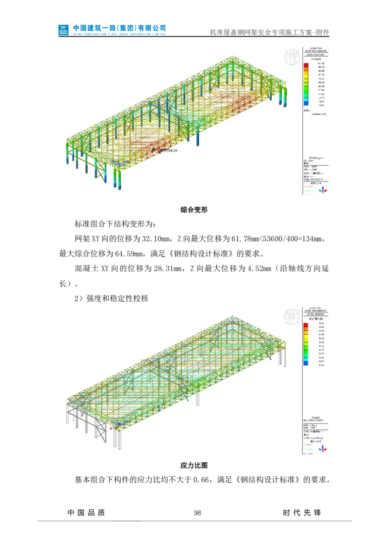 方案附件-计算书及相关图纸_2021-2023年优秀施组方案_施工方案_山东太古飞机维修新厂区项目一期机库屋盖钢网架安全专项施工方案_01施工方案及附件