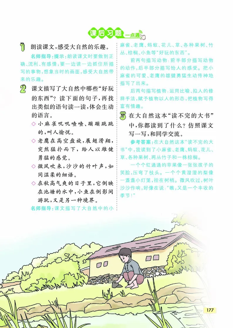 《教材一点通》语文3年级上册（RJ）_三年级上下册资料_小学三年级学习资料-25年更新版_3-01、小学三年级语文上册_3-1-2、练习题、作业、试题、试卷_电子册类