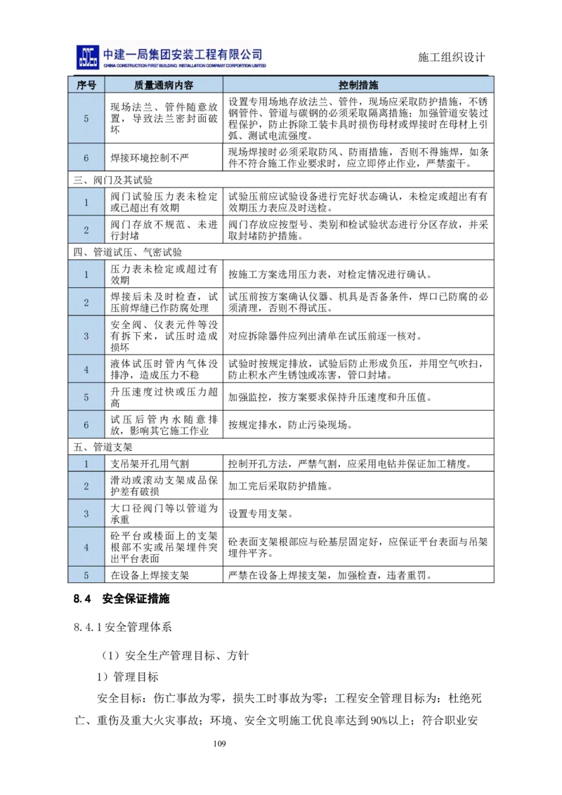 施工组织设计_2021-2023年优秀施组方案_施工组织设计_施组14-益海嘉里(重庆)粮油有限公司榨油项目外围设备及工艺管道安装工程施工组织设计_2、正文