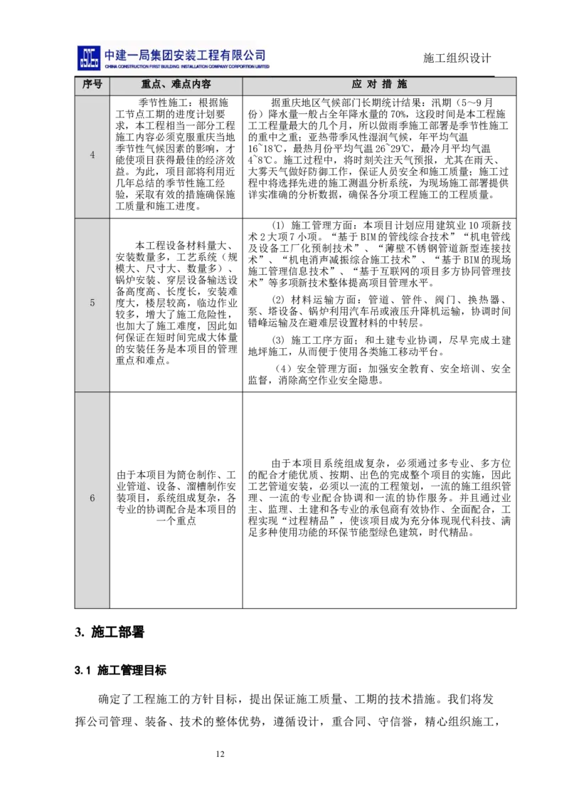 施工组织设计_2021-2023年优秀施组方案_施工组织设计_施组14-益海嘉里(重庆)粮油有限公司榨油项目外围设备及工艺管道安装工程施工组织设计_2、正文