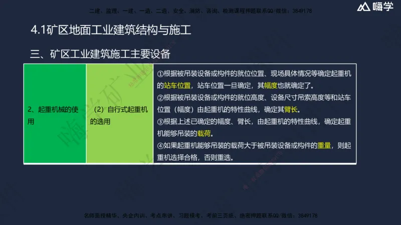 04.2025赵景满-名师精讲通关-004第一篇-第4章-矿区地面工业建筑工程_2026年一级建造师_2026年一建矿业_2025年一建矿业SVIP_02-基础精讲✿高端面授✿深度强化_讲义