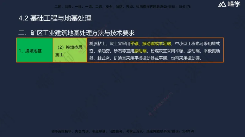04.2025赵景满-名师精讲通关-004第一篇-第4章-矿区地面工业建筑工程_2026年一级建造师_2026年一建矿业_2025年一建矿业SVIP_02-基础精讲✿高端面授✿深度强化_讲义
