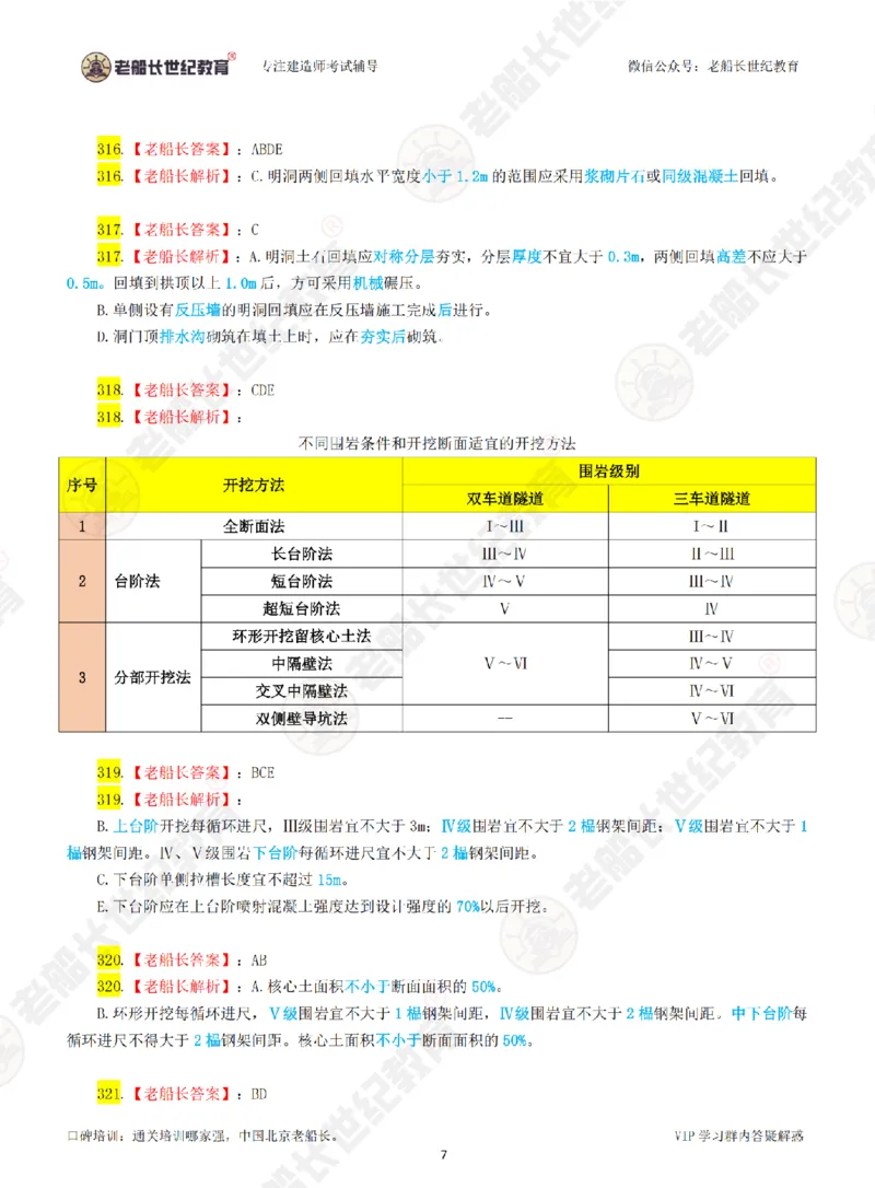 老船长一建公路&mdash;&mdash;点题强化直播-答案（合订版）_2026年一级建造师_2026年一建公路_2025年一建公路SVIP_04-冲刺串讲✿考点强化✿小灶集训_讲义