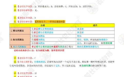 老船长一建公路&mdash;&mdash;点题强化直播-答案（合订版）_2026年一级建造师_2026年一建公路_2025年一建公路SVIP_04-冲刺串讲✿考点强化✿小灶集训_讲义