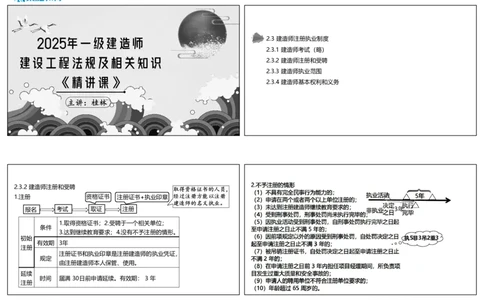 视频16集2.3建造师注册执业制度（可打印版）_2026年一建法规_2025年一建法规SVIP_02-基础精讲✿高端面授✿深度强化_12-法规《教材精讲班》桂林RS_讲义