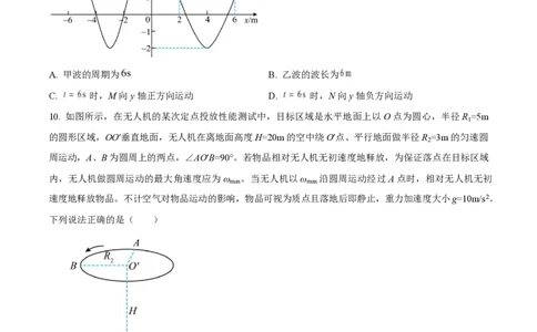 2025年高考物理试卷（山东卷）（空白卷）_物理历年高考真题_新&middot;PDF版2008-2025&middot;高考物理真题_物理（按年份分类）2008-2025_2025&middot;高考物理真题