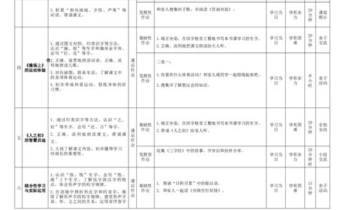 第五单元（作业整体设计）-（统编版.2024）_一年级语文下册（统编版）_大单元教学课件+教学设计+作业设计+教学计划