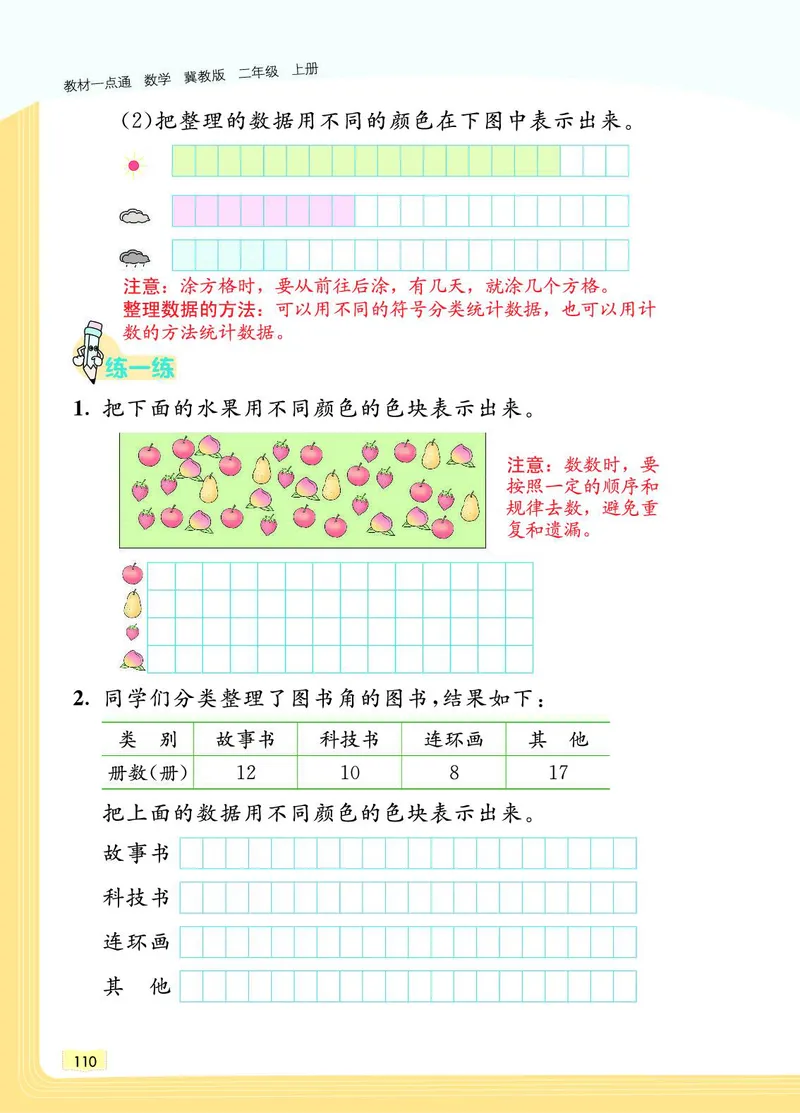 《教材一点通》数学2年级上册（JJ）_二年级上下册资料_小学二年级学习资料-25年更新版_2-03、小学二年级数学上册_2-3-2、练习题、作业、试题、试卷_冀教版_电子册类